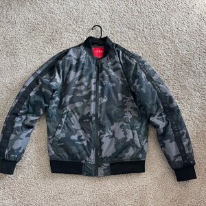 GUESS Men's Urban Camo Bomber Jacket